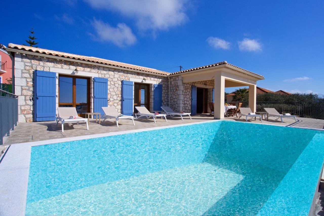 Annita Sea Views Private Pool Tzamarelata Fiskardo Villa Asos