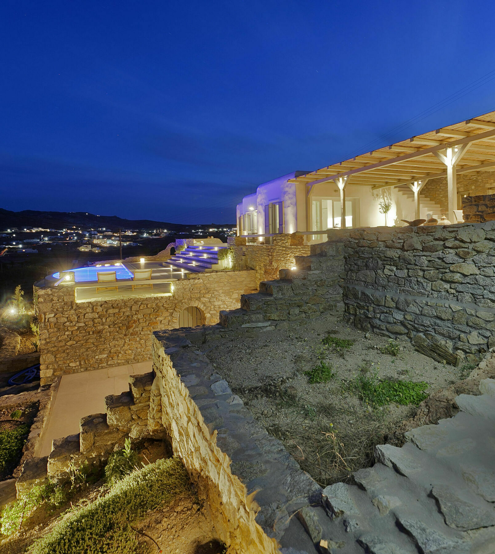 Villa Barbarossa - Elegant Beachfront Retreat With Heated Pool & Outdoor Gym Villa Ftelia (Mykonos)