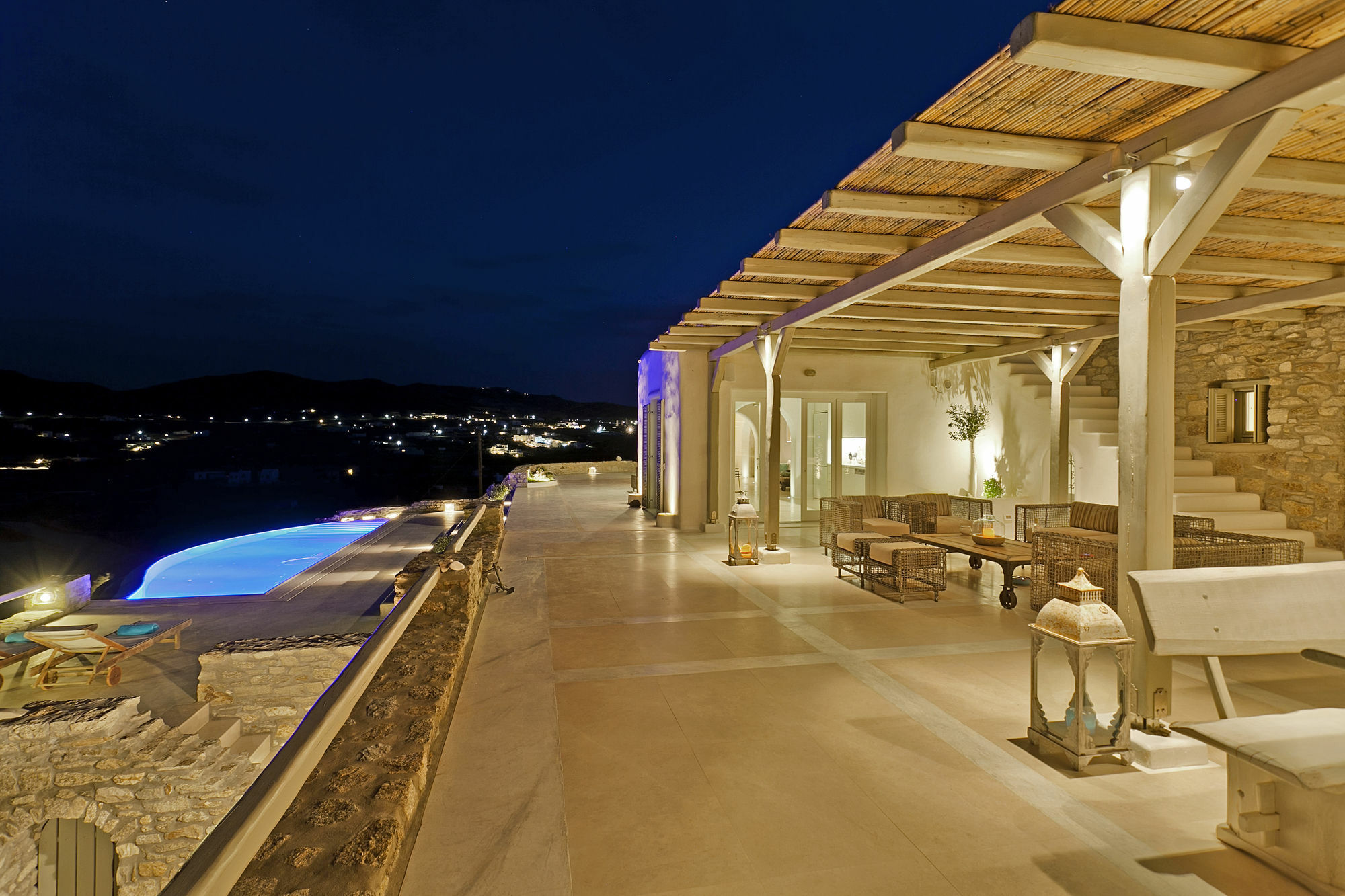Villa Barbarossa - Elegant Beachfront Retreat With Heated Pool & Outdoor Gym * Ftelia (Mykonos)
