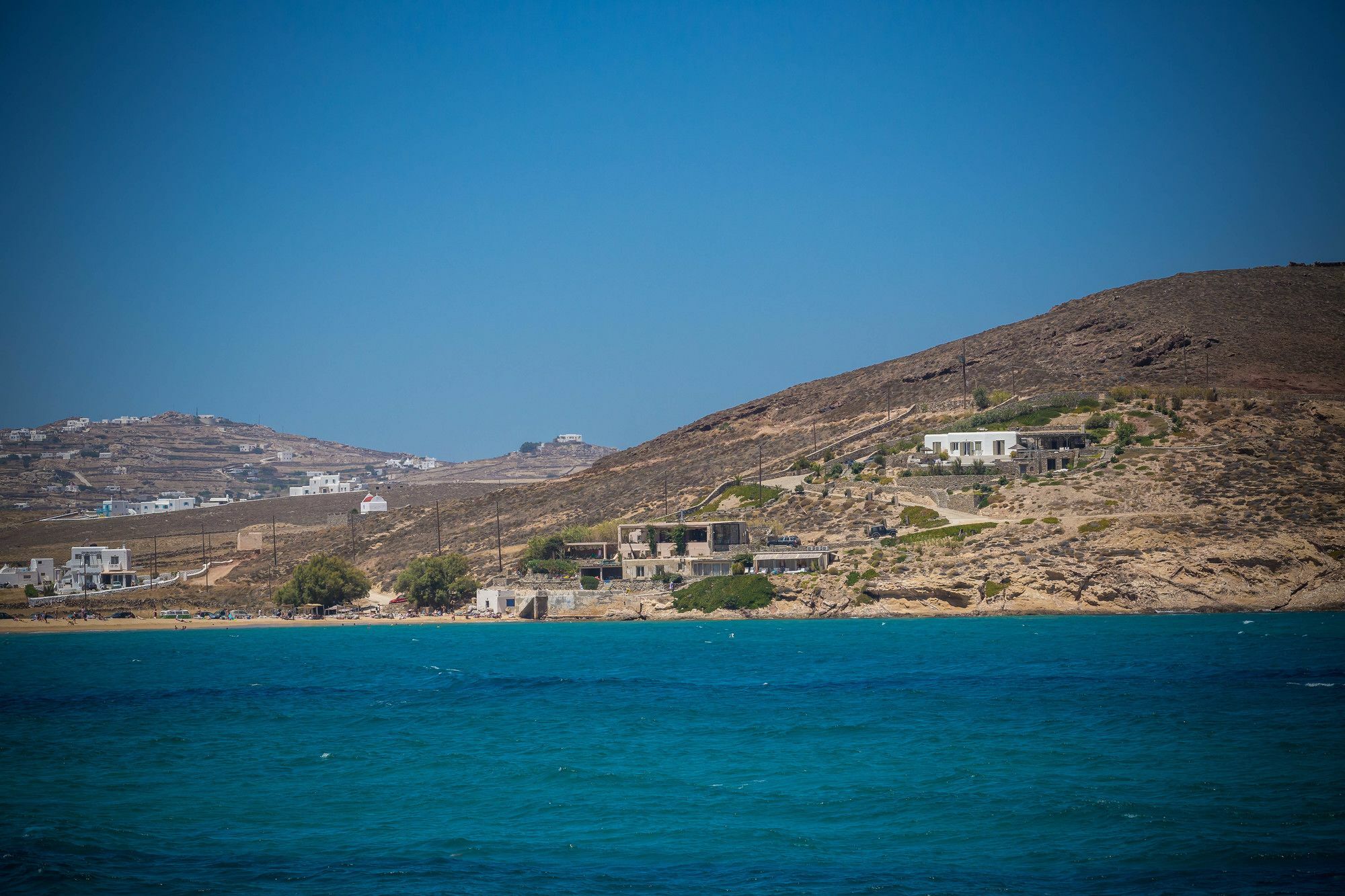 Villa Barbarossa - Elegant Beachfront Retreat With Heated Pool & Outdoor Gym * Ftelia (Mykonos)