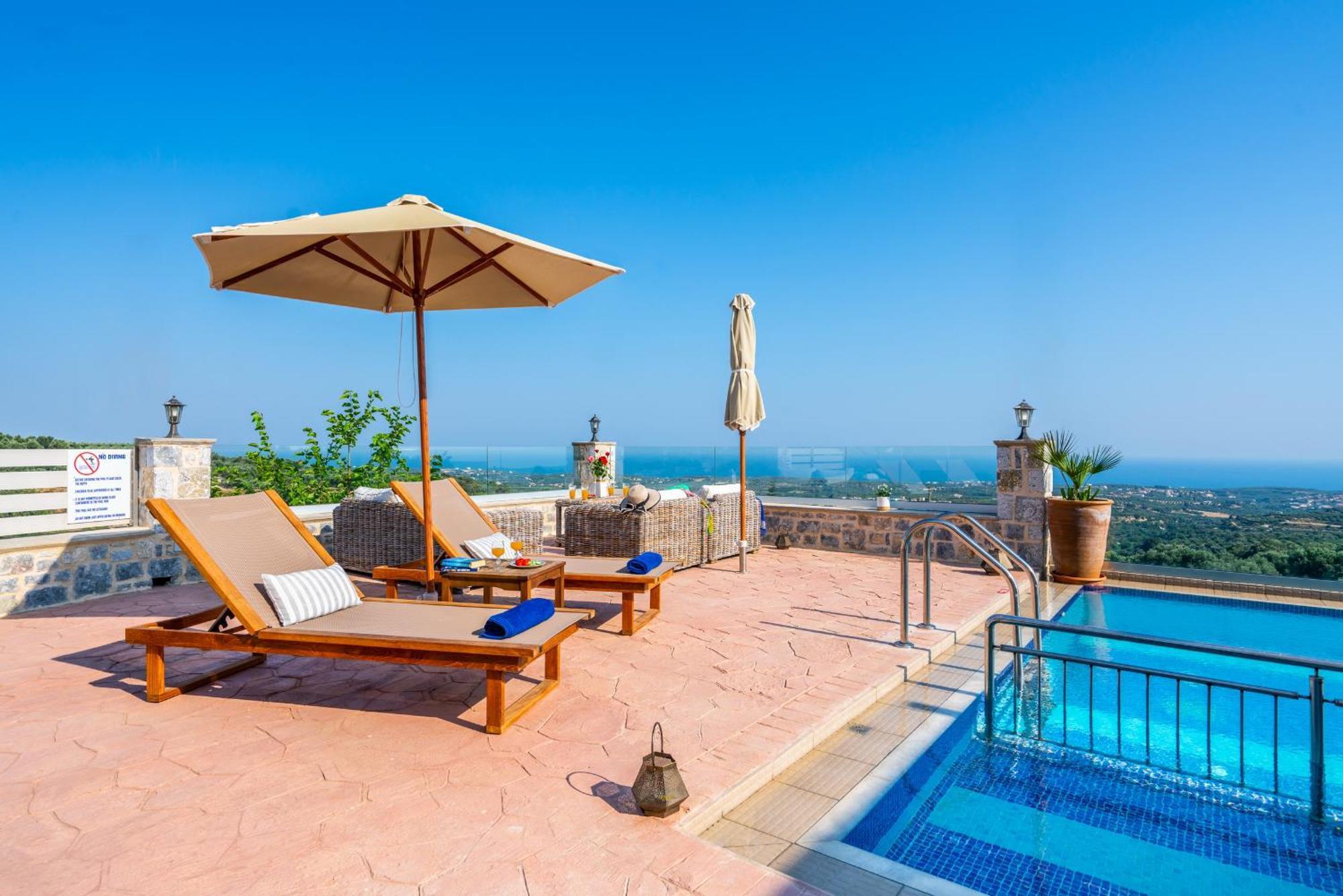 New Kantifes 4 Families Or Couples With Private Pool & Bbq * Kirianna