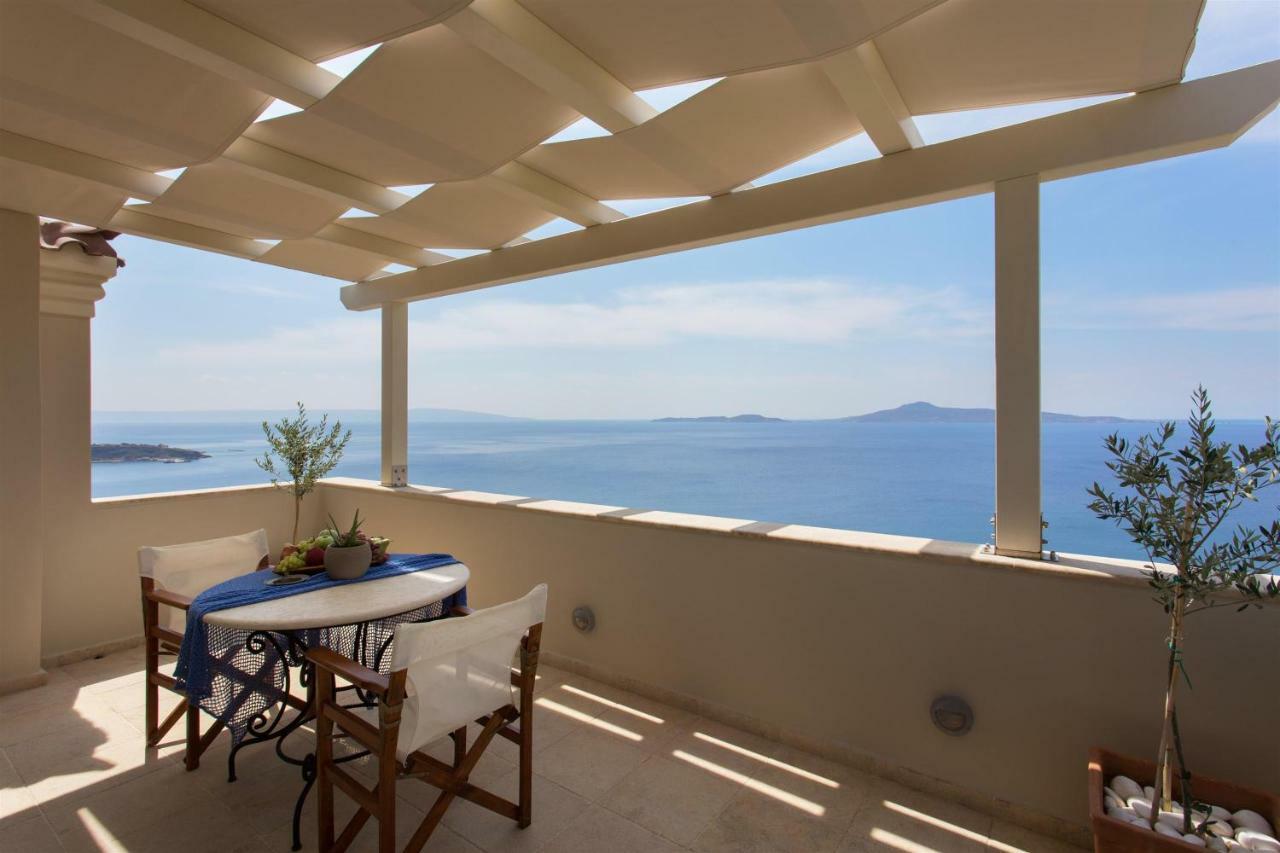 Villa Itis Luxury With Balcony, Panoramic View & Jacuzzi Neapoli Voion