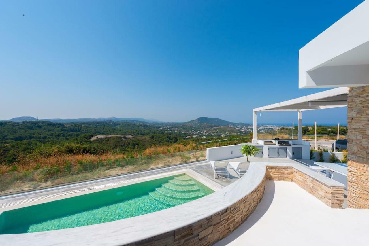 Villa Kalithea-hills With Pool For 8 Up To 12 In Rhodes Town