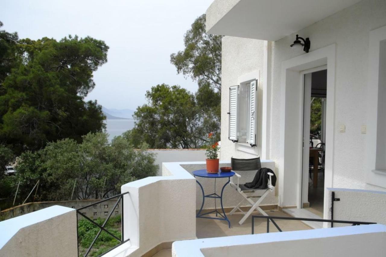 Apartment With Sea View And Balcony 60m From Aegina