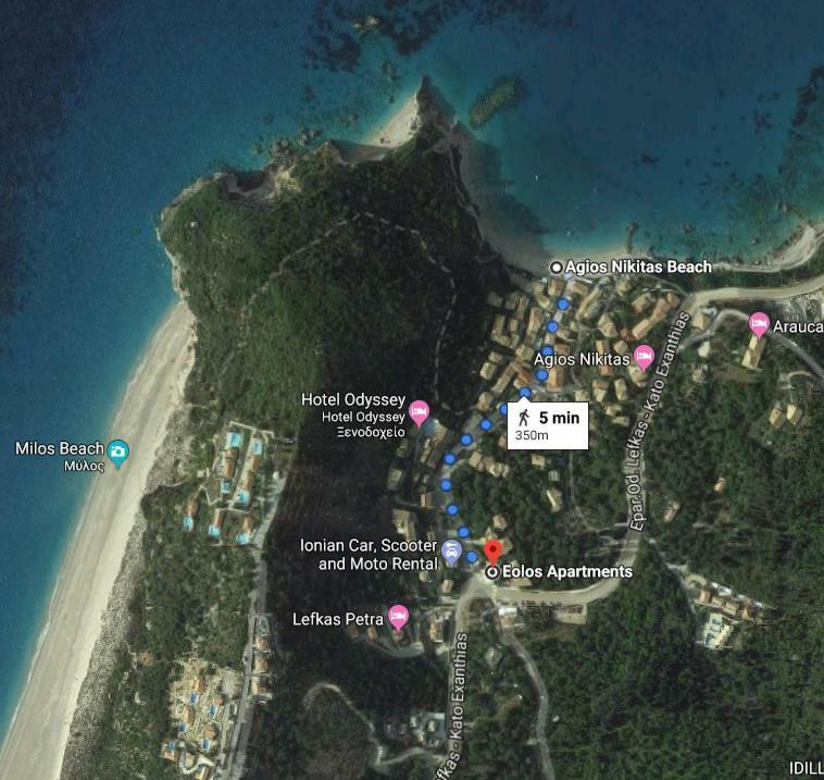 Eolos With Private Parking * Agios Nikitas