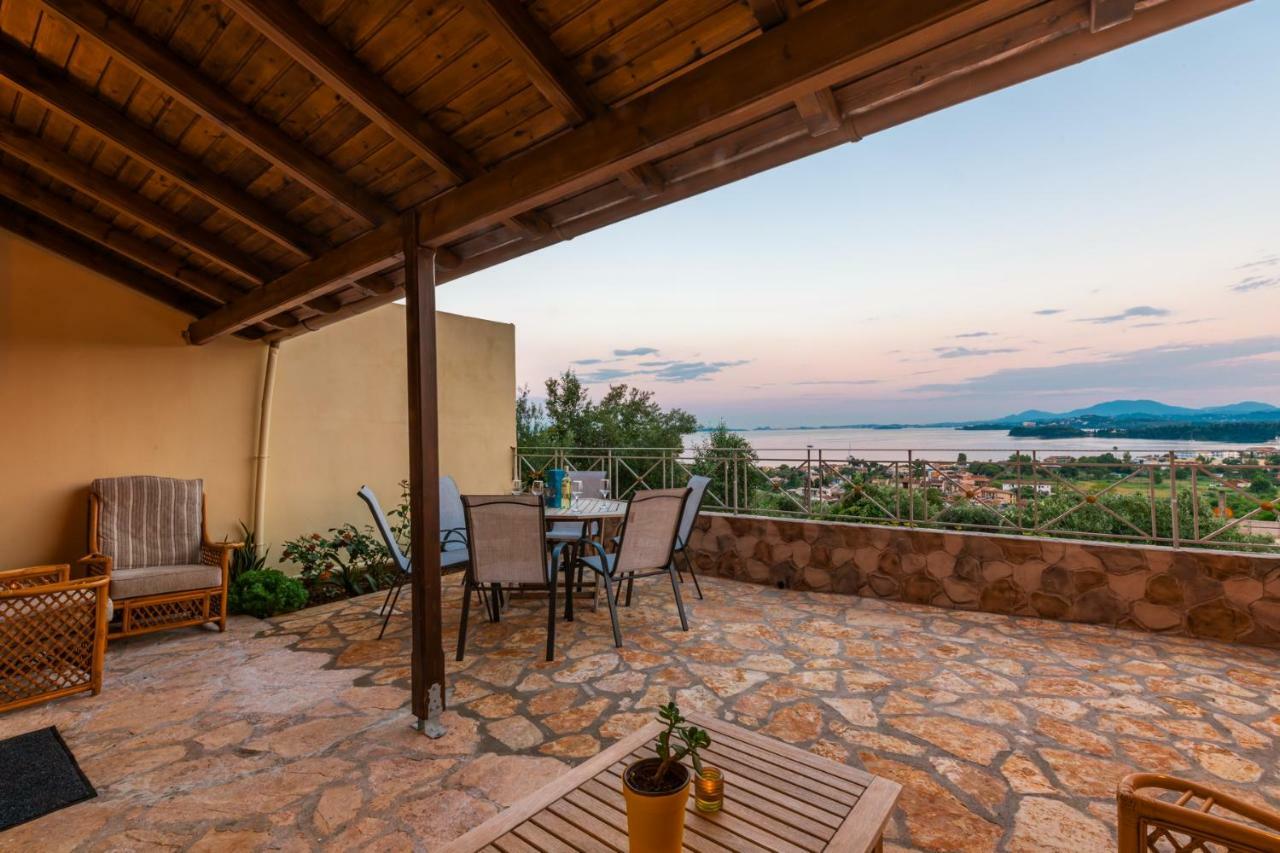 Belvedere ,pyrgi,corfu ,stunning Ipsos Bay View Villa Agios Markos