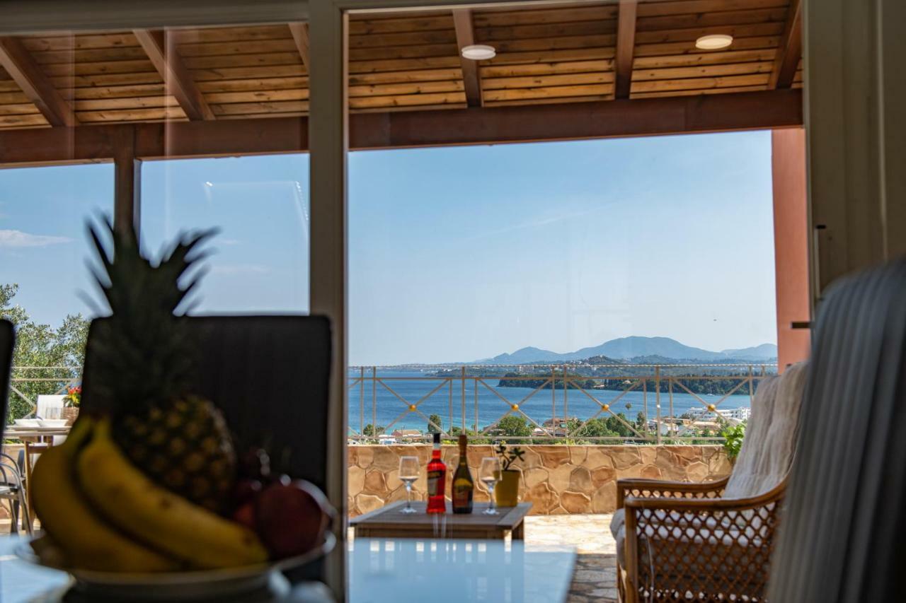Belvedere ,pyrgi,corfu ,stunning Ipsos Bay View Agios Markos