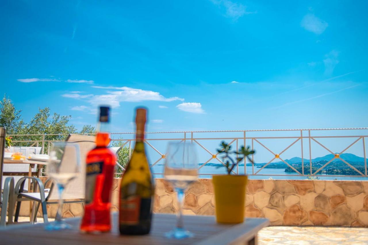 Belvedere ,pyrgi,corfu ,stunning Ipsos Bay View Villa Agios Markos