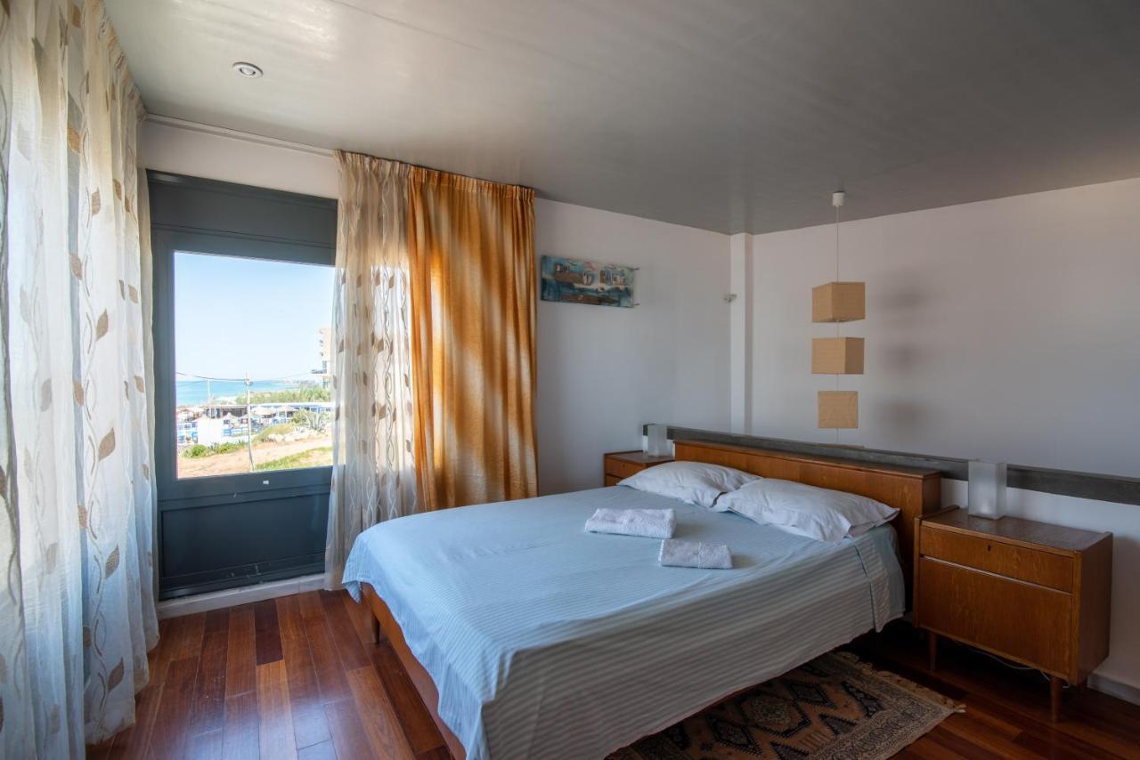 Red Beachfront Apartment