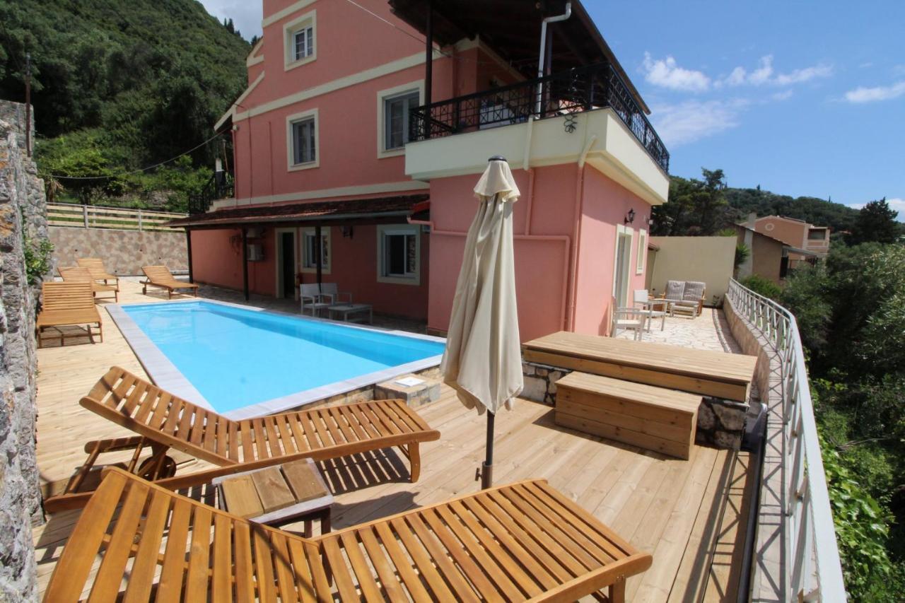 Villa Belvedere ,pyrgi,corfu ,stunning Ipsos Bay View Agios Markos