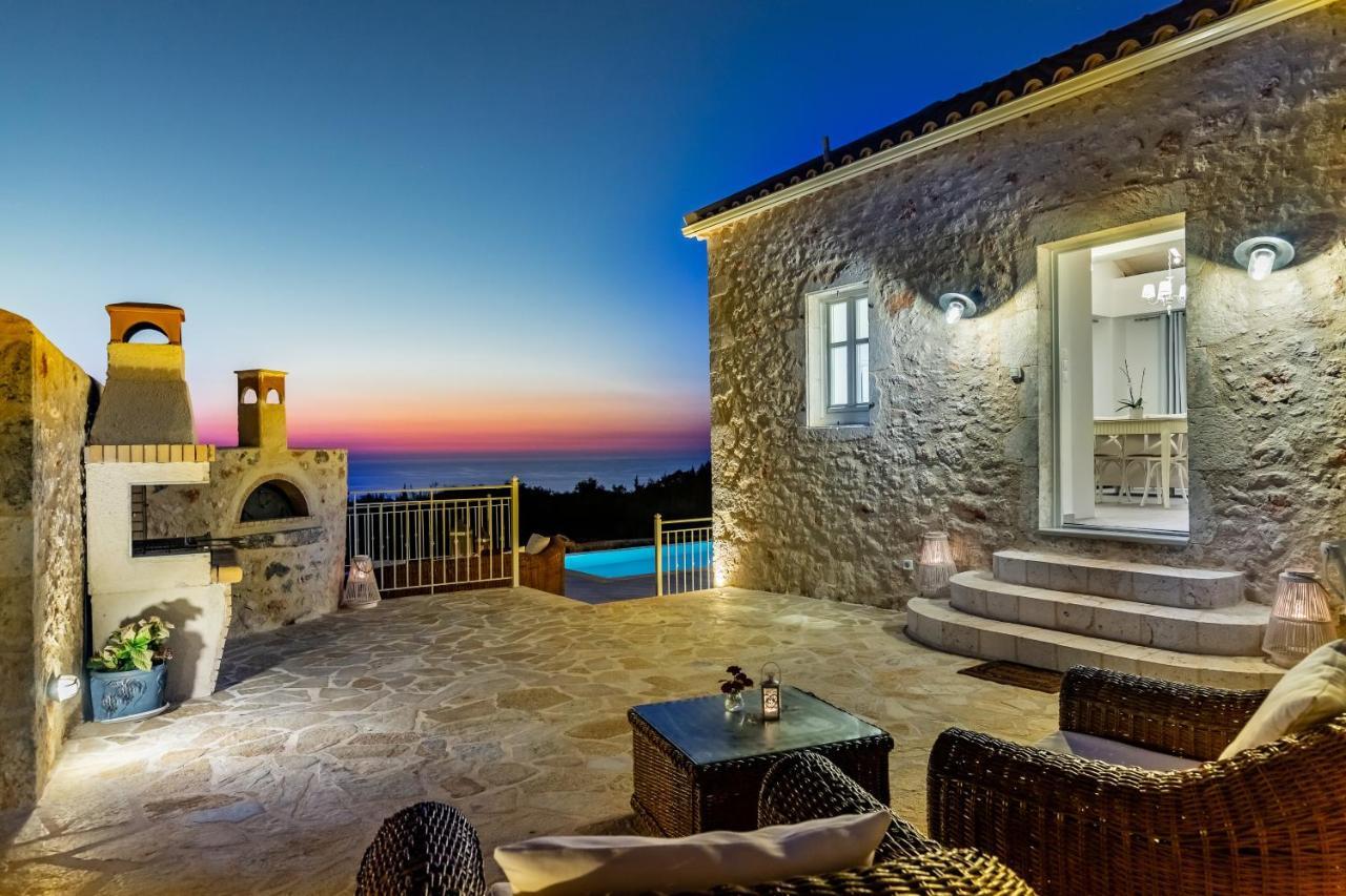 Fiscardo Luxury Stone Alex ,with Sunset View!