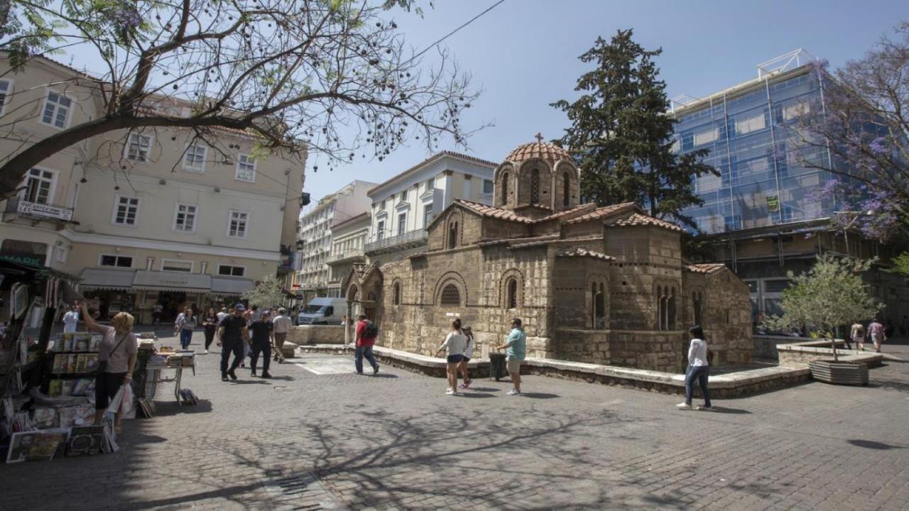 Ermou Monastiraki View Lycabettus *