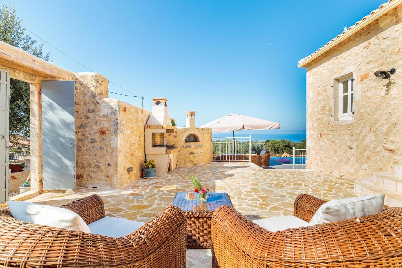 Fiscardo Luxury Stone Alex ,with Sunset View! Villa *