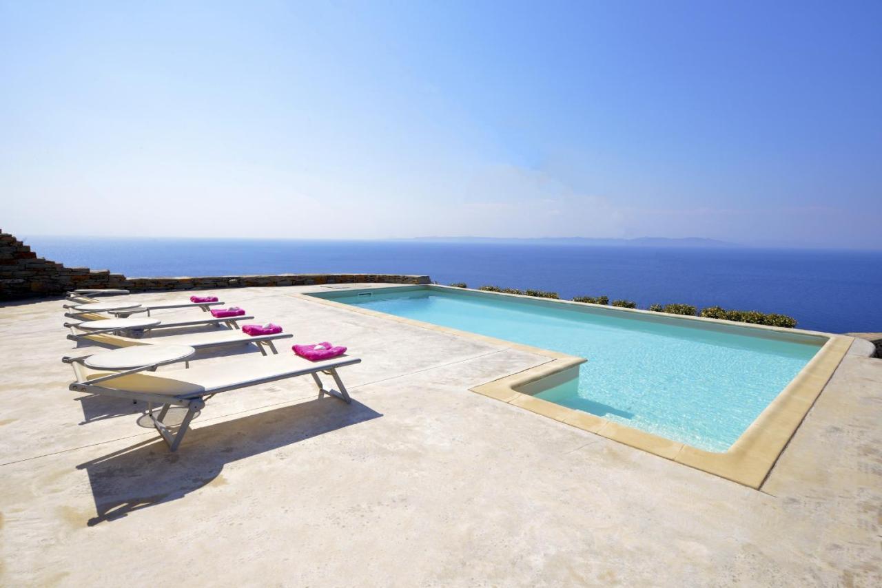 Spectacular Sunset View At Melissaki Villa Ioulis