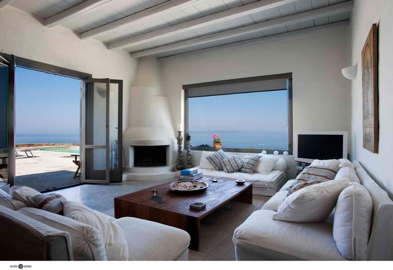 Spectacular Sunset View At Melissaki Villa Ioulis