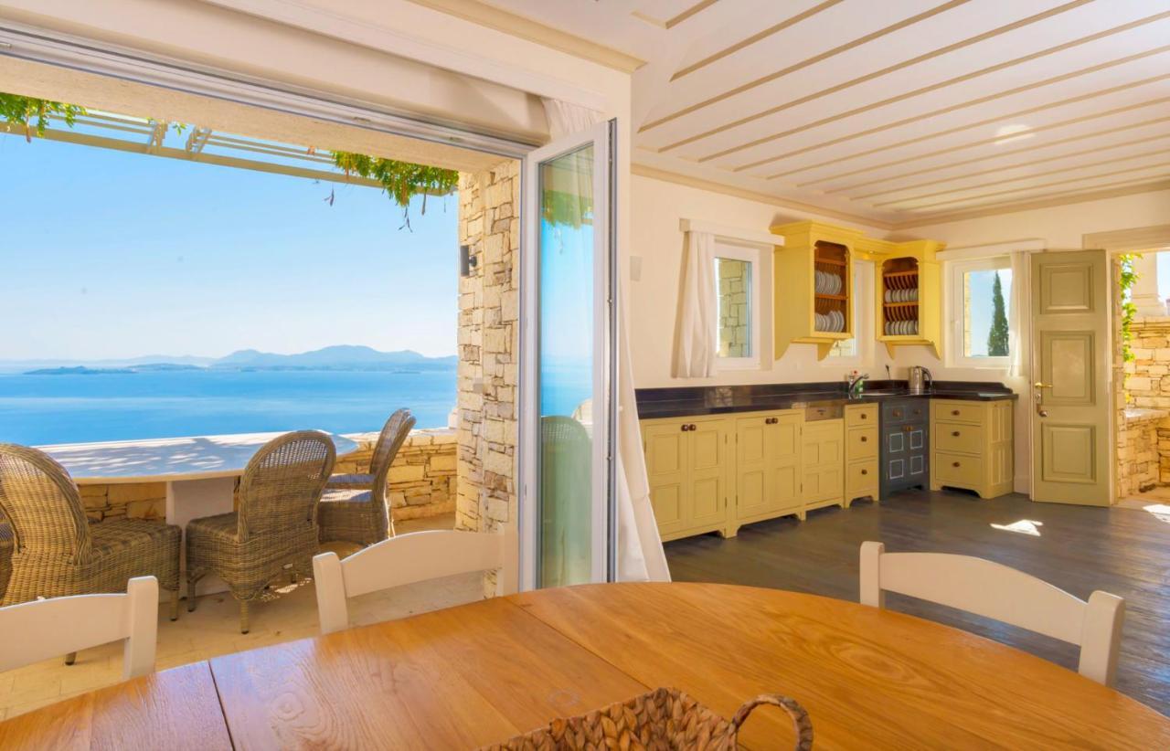 Villa Paleopetres Blanche - Private Pool - Sea Views - Nissaki - North East Coast -