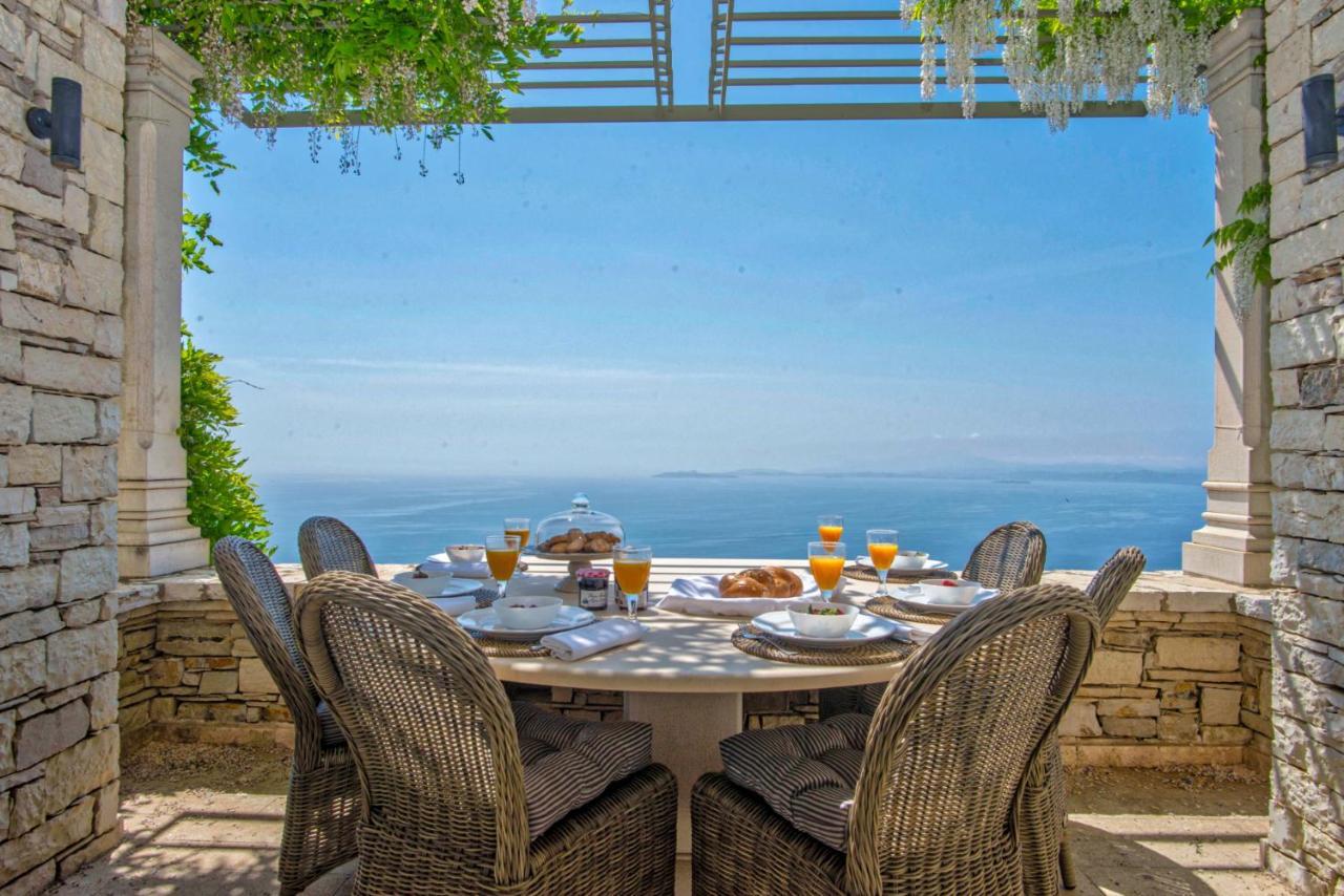Villa Paleopetres Blanche - Private Pool - Sea Views - Nissaki - North East Coast -