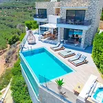 Heated Pool & Jacuzzi, Sea View - Paleokastro Luxury Villas