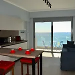 Charaki Sea Breeze Modern Studio With A Refreshing Balcony View
