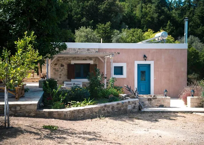 Chaihoutes Stone House Into Olive Farm In Zia