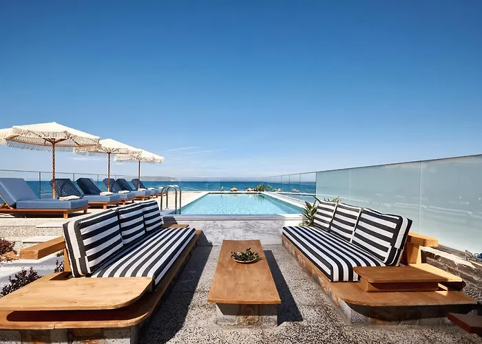 Rodo Seafront Villa With Heated Private Pool And Jacuzzis By Volta Suites And Villas