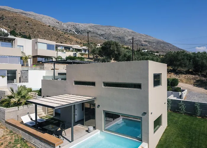 New Modern Villa Domus Rodia With Private Pool & Bbq, 4Km From Nearest Beach
