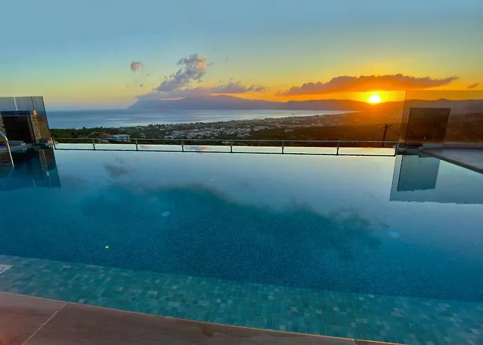 Heated Pool & Jacuzzi, Sea View - Paleokastro Luxury Villas