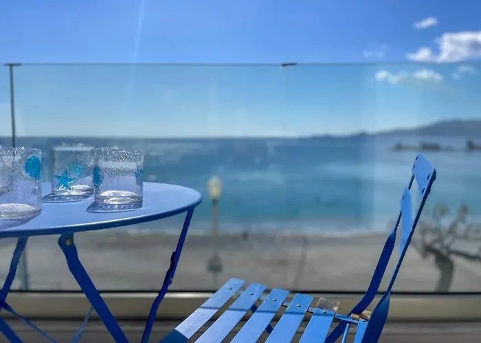 Charaki Sea Breeze Modern Studio With A Refreshing Balcony View