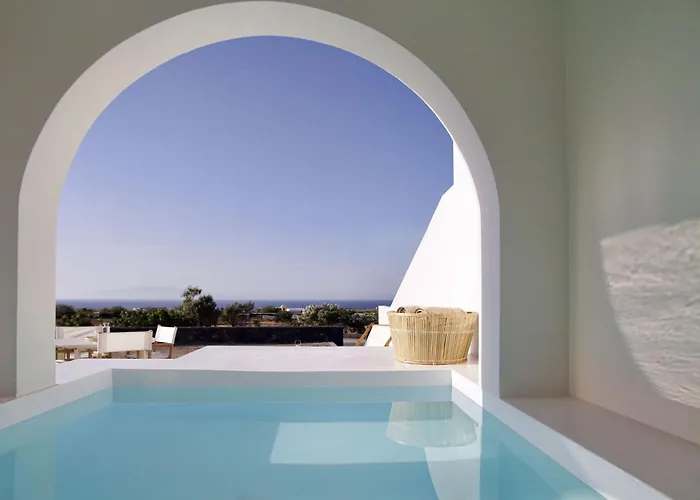 Wonderful Santorini House Villa Athiri Private Pool Sea Views Plunge Pool Finikia-Oia