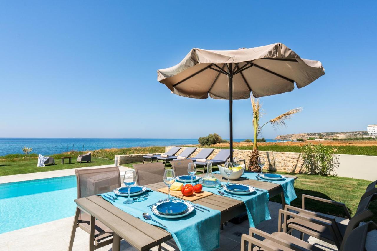 Villa Beachfront Nymphes Aigli, Brand New With Pool, Children Area & Bbq *