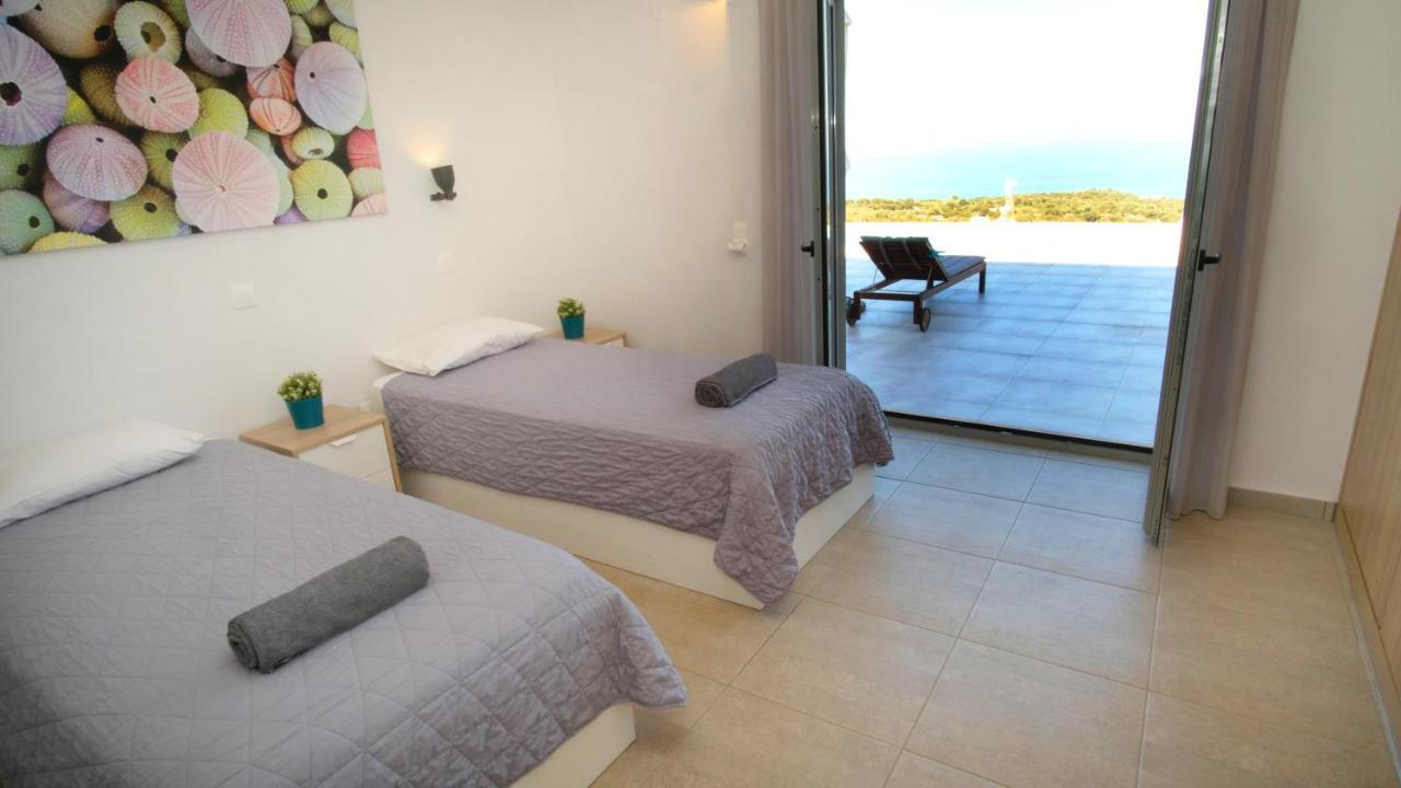 Villa Eva West And East With 2 Private Infinity Pool & And Panoramic Sea View Gerani (Rethymno)