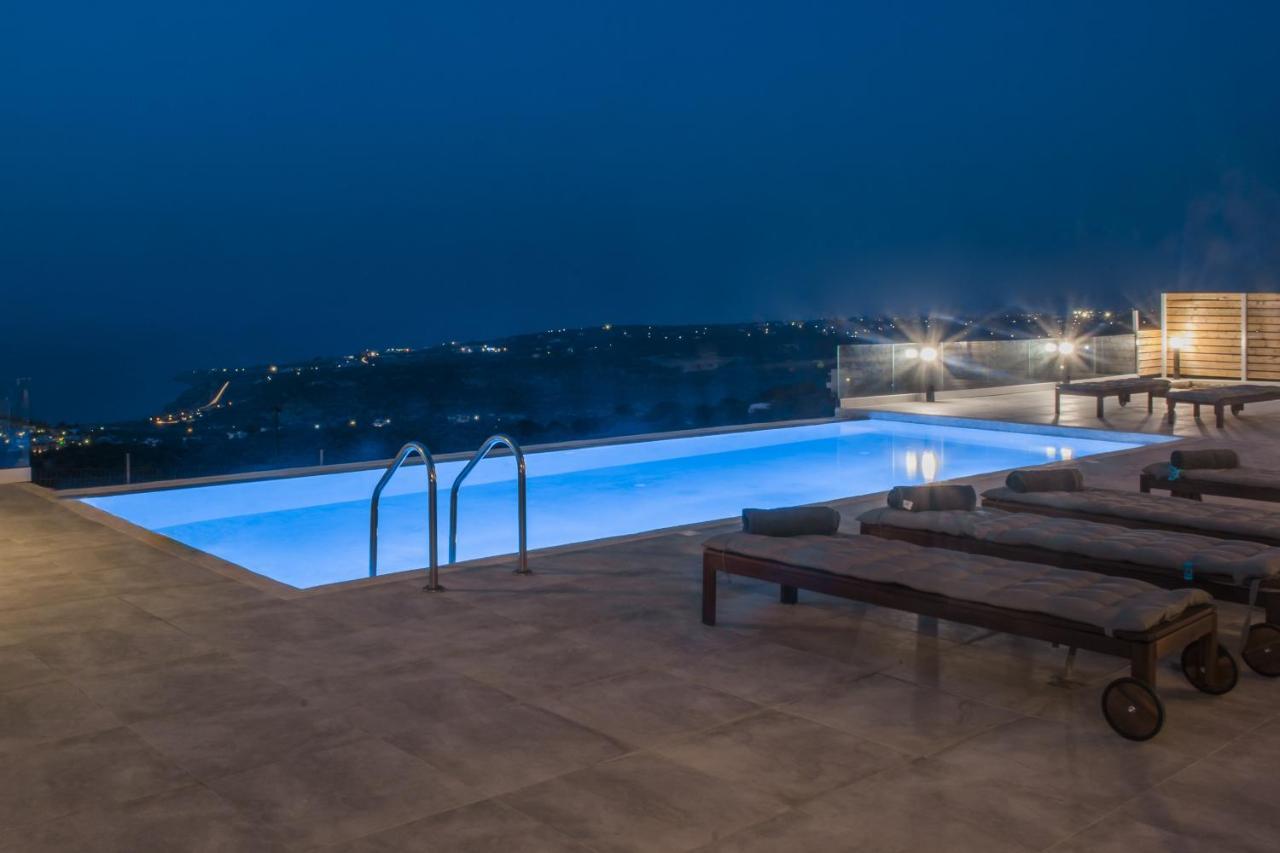 Villa Eva West And East With 2 Private Infinity Pool & And Panoramic Sea View Gerani (Rethymno)