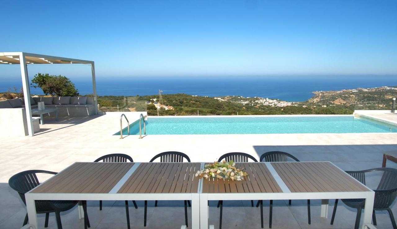Villa Eva West And East With 2 Private Infinity Pool & And Panoramic Sea View Gerani (Rethymno)