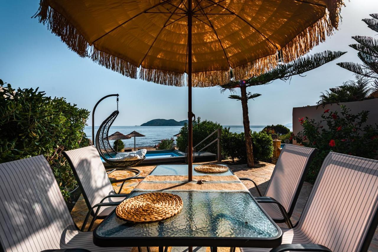 Beachfront Andriana With Mini Pool And