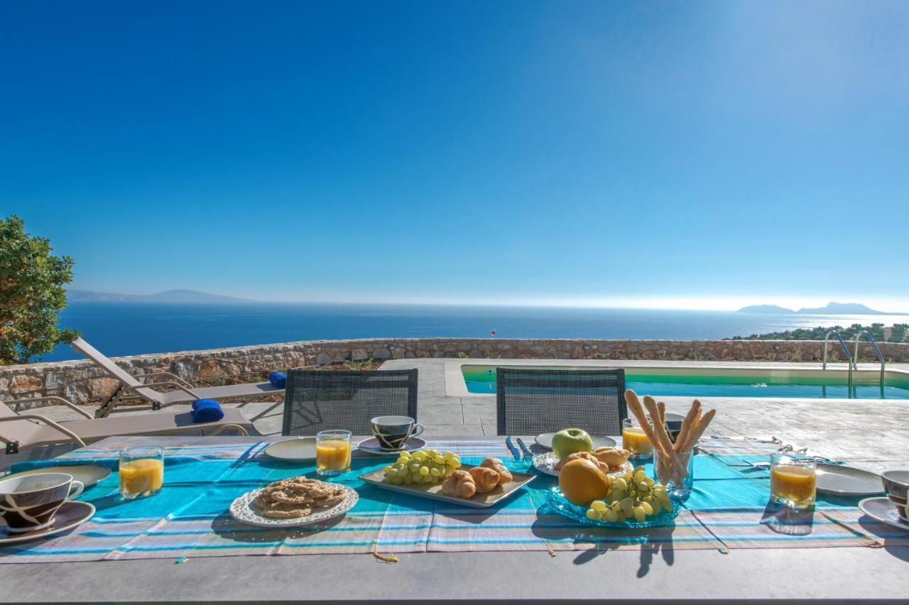 Tranquil Sea View With Private Pool, Just 2km From The Beach! Agia Galini (Crete)