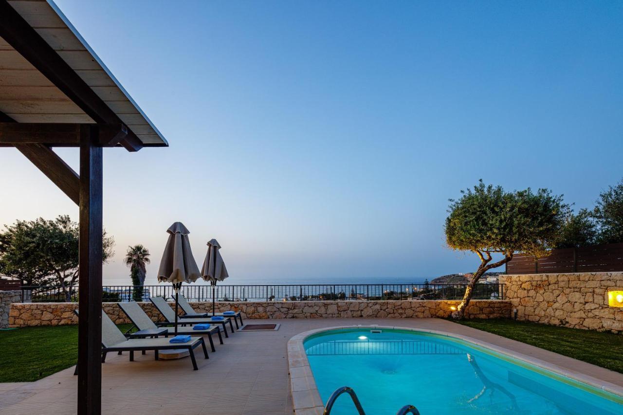Villa - Private Pools & Seaview - 500m From Stavromenos