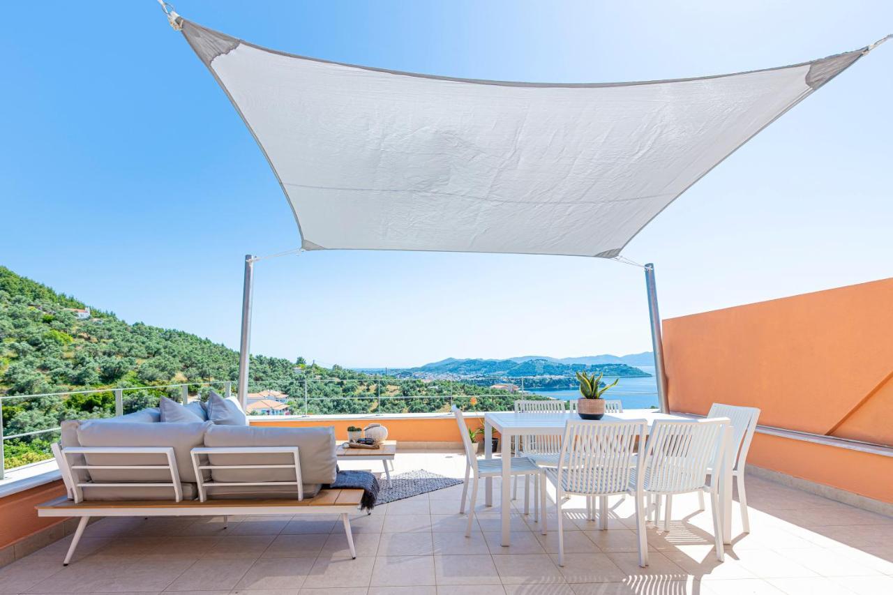 2b Luxurious Io, With Private Pool And Stunningt Sea Views