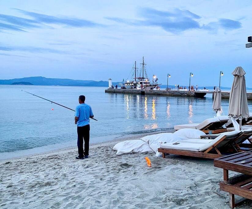 With Sea View In Pefkohori. *