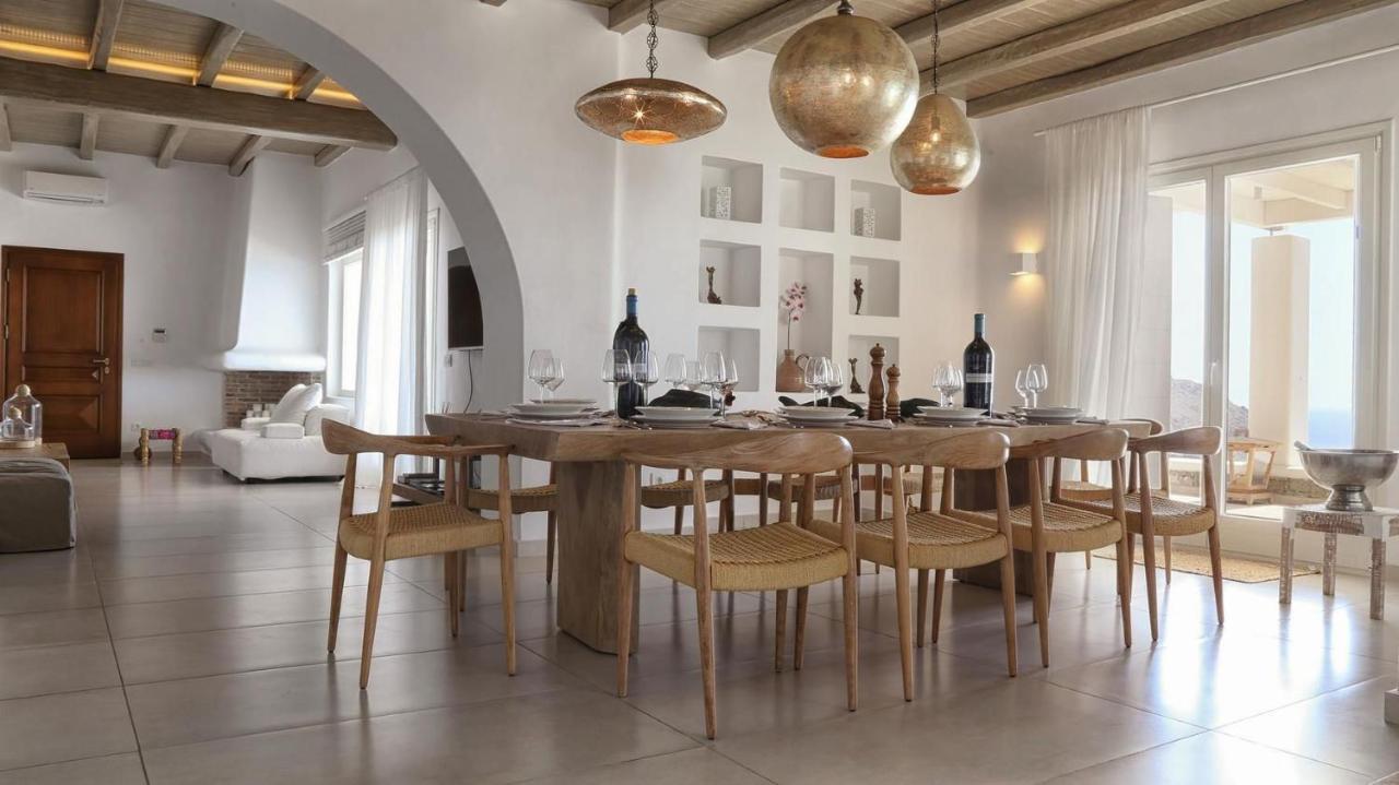 Villa Gorgeous Mykonos 12 Bedrooms Nova Light Private Pool Panoramic Sea Views Elia *