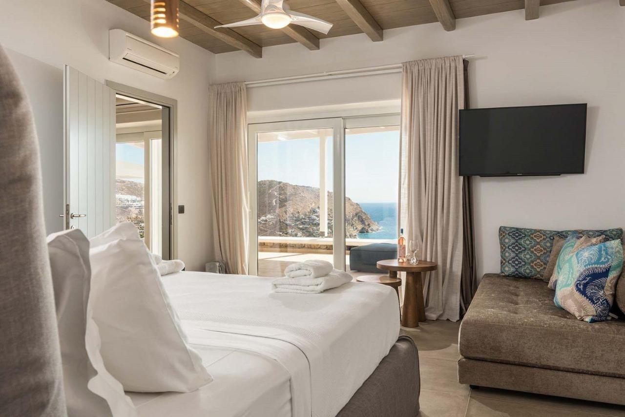 Gorgeous Mykonos 12 Bedrooms Nova Light Private Pool Panoramic Sea Views Elia