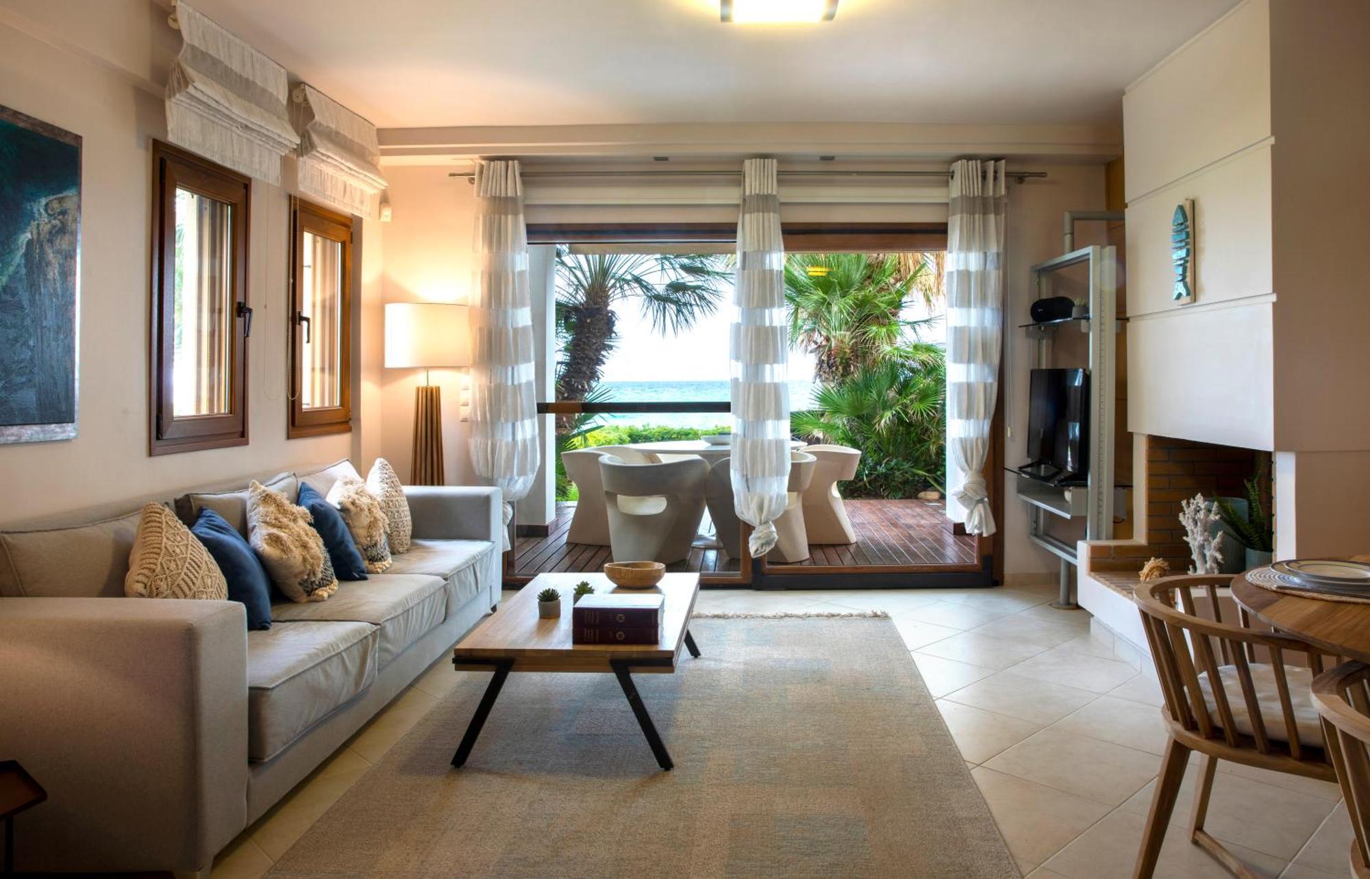 Villa Exceptional Beachfront Blue Cocoon Pefkochori