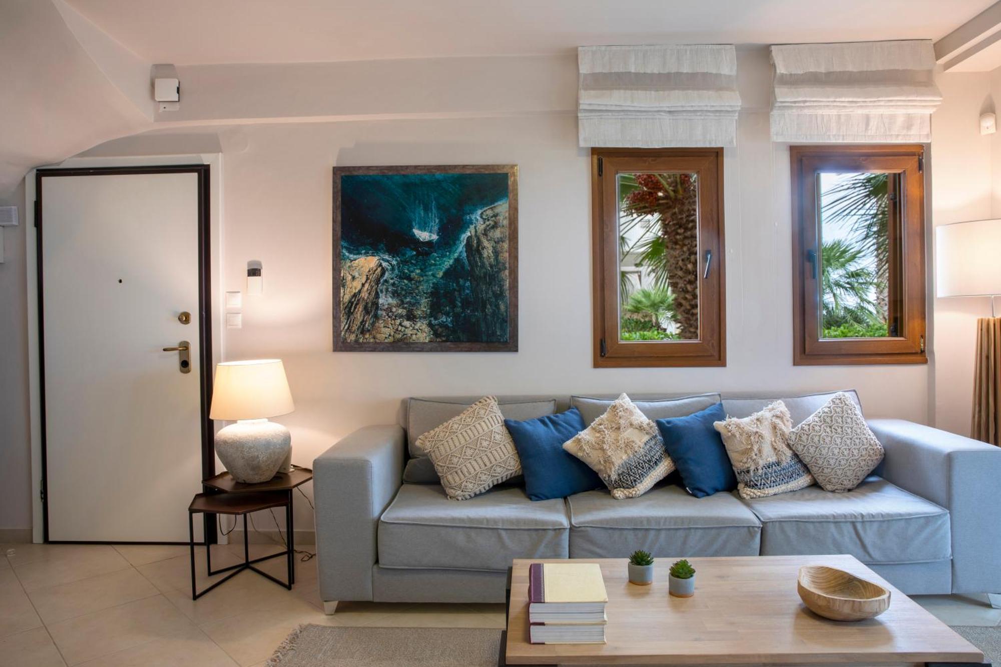 Exceptional Beachfront Blue Cocoon Pefkochori