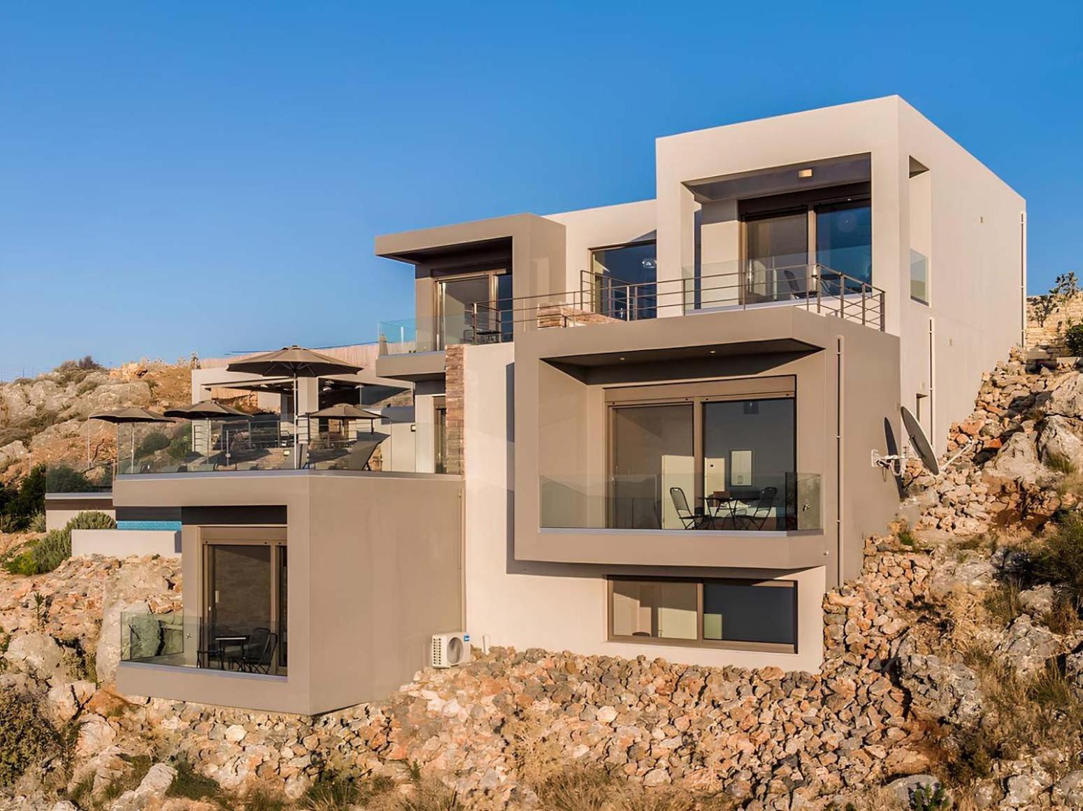 Luxurious Akri - With Private Heated Pool Villa Almyrida (Crete)