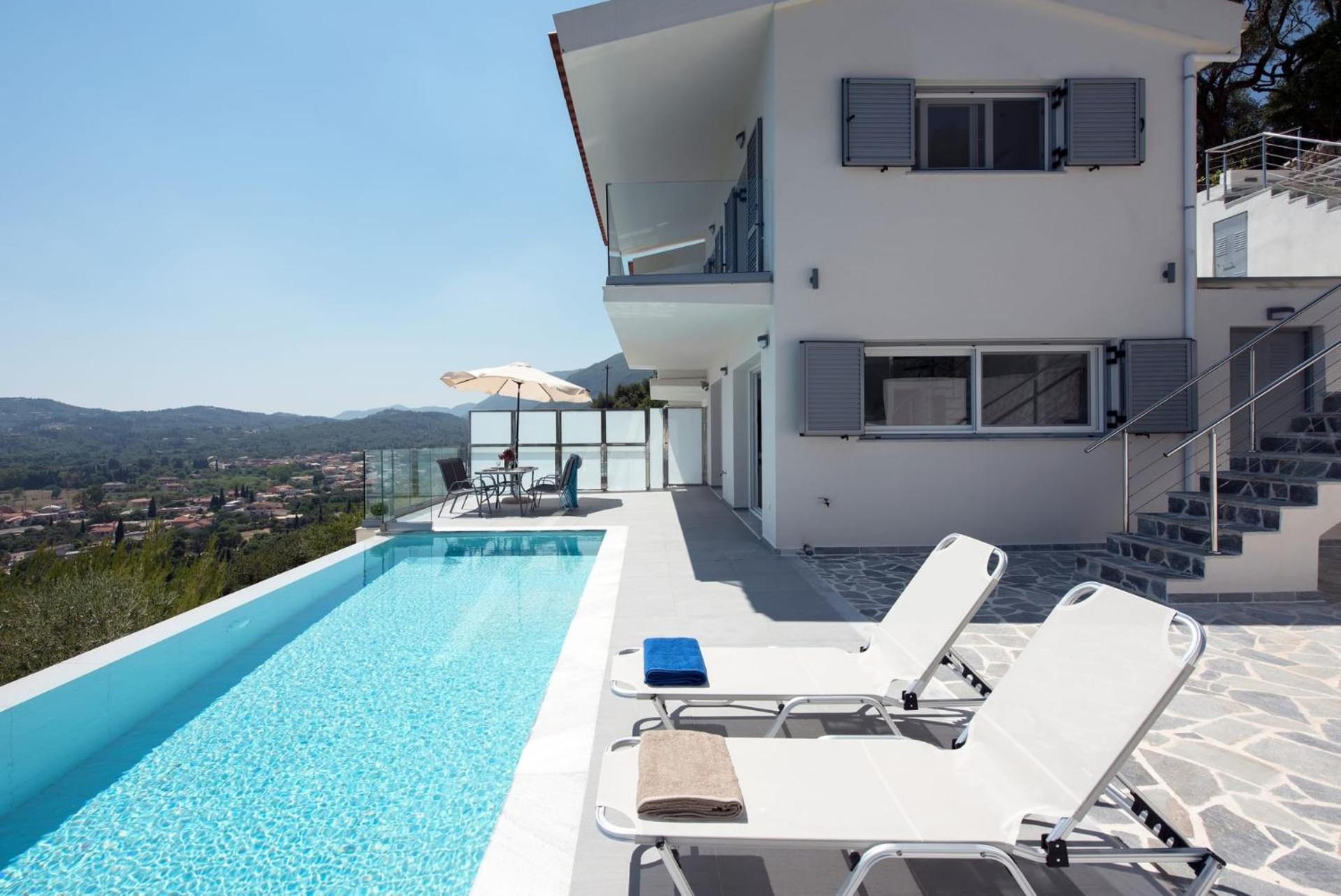 Astounding Corfu Villa 2 Bedrooms Villa Clara Wonderful Sea Mountain Views Pirgi