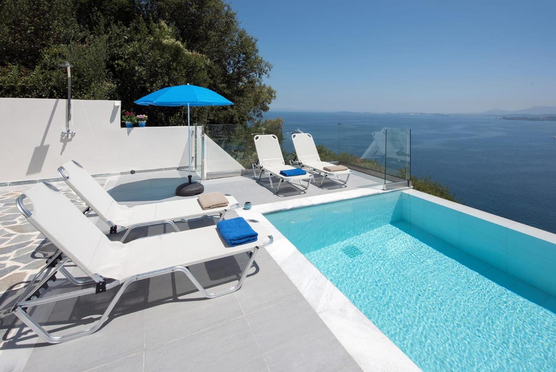 Astounding Corfu Villa 2 Bedrooms Villa Clara Wonderful Sea Mountain Views Pirgi Villa