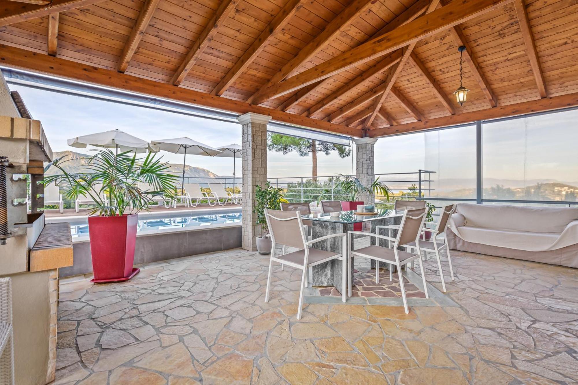 Olivia Corfu - Amazing Sea-view 3 Bedroom With A Pool Gazatika