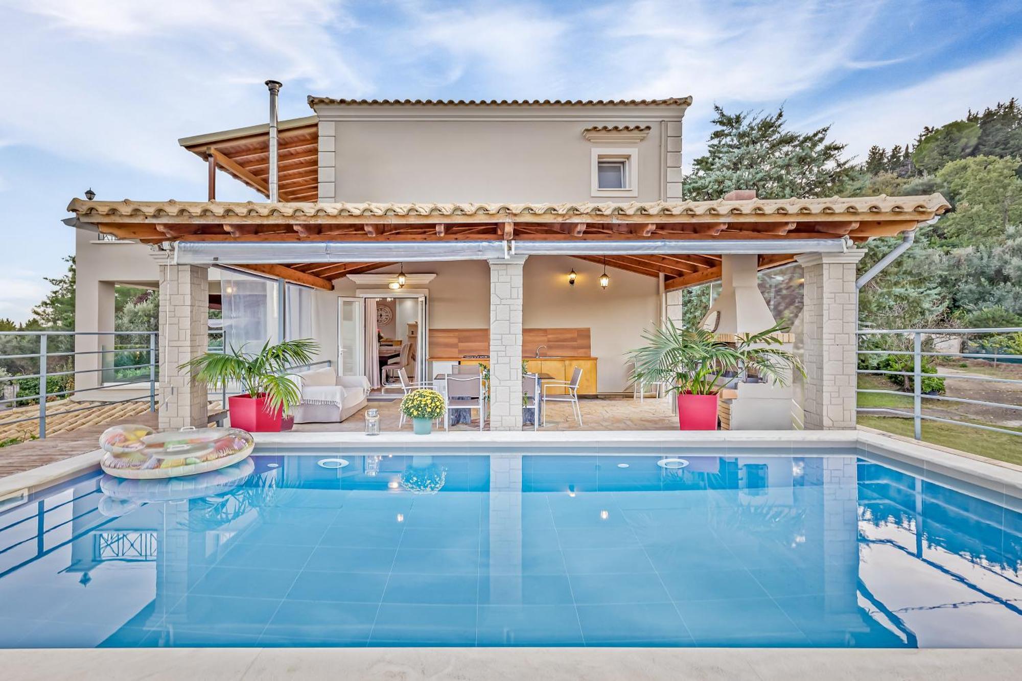 Olivia Corfu - Amazing Sea-view 3 Bedroom With A Pool * Gazatika