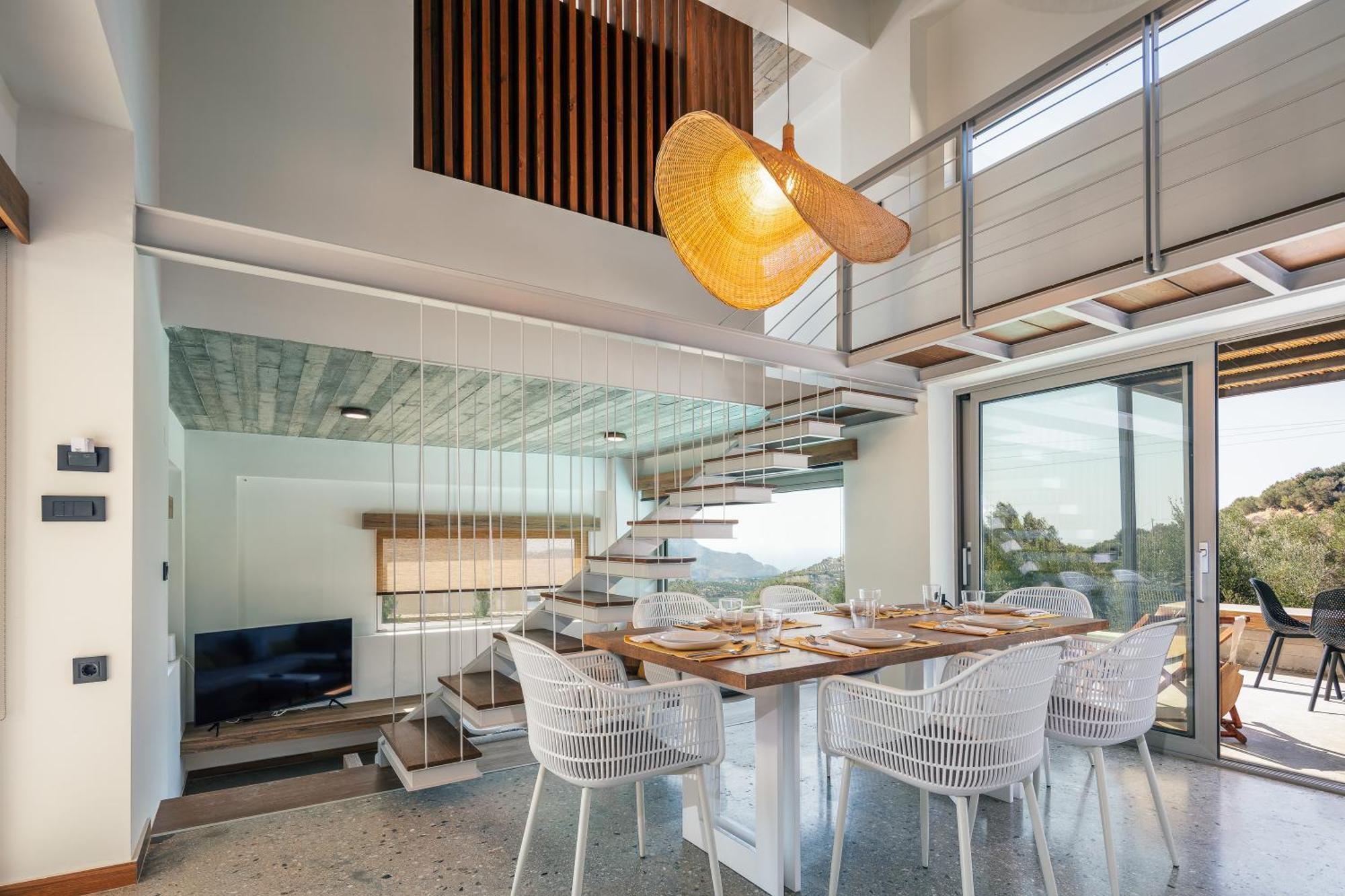 Villa New Modern Villa Domus Rodia With Private Pool & Bbq, 4Km From Nearest Beach Mariou