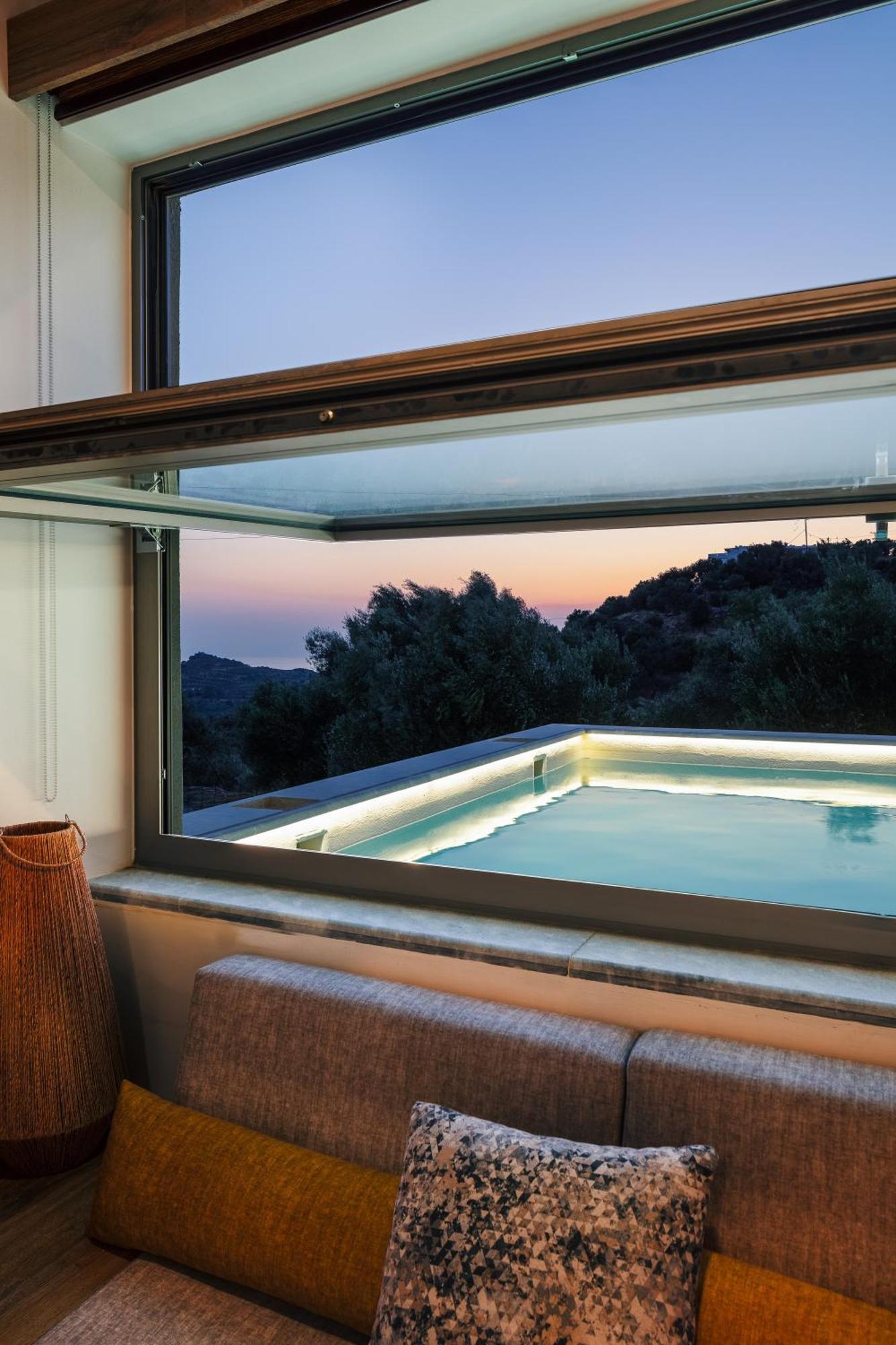 New Modern Villa Domus Rodia With Private Pool & Bbq, 4Km From Nearest Beach Villa Mariou