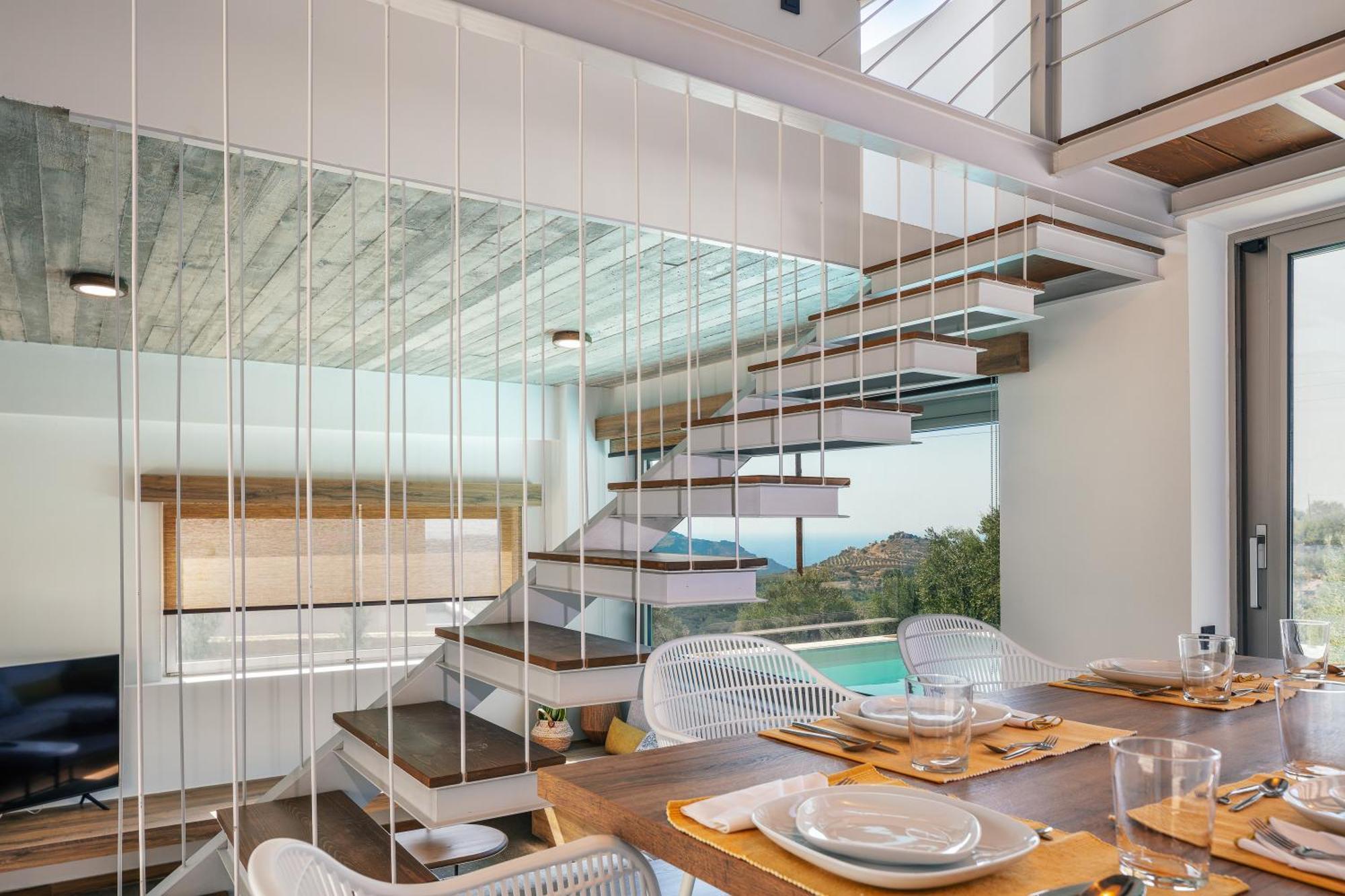 New Modern Villa Domus Rodia With Private Pool & Bbq, 4Km From Nearest Beach Villa Mariou